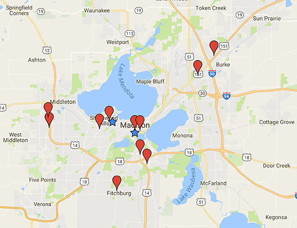 UW Hospital and Clinic Locations For Residency Program