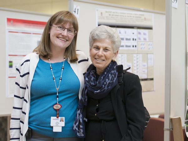 Chief resident Andrea Jones, MD, and Chair Ellen Wald, MD