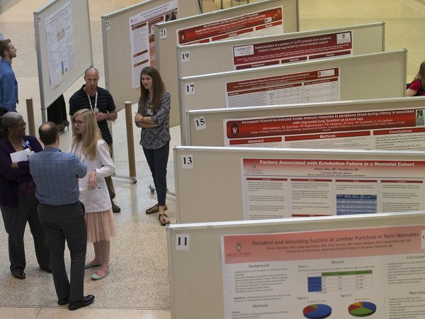 On display at the HSLC were 53 posters from residents, fellows, students and faculty.