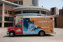 Ground-based transport is an essential part of critical care services at American Family Children’s Hospital.