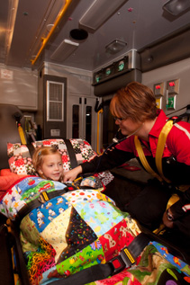 CHETA is a mobile PICU, with the team and equipment needed to handle any unanticipated events on the way back to the hospital.