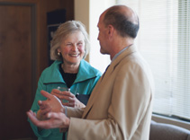 Ellen Stephenson and David Bernhardt, MD.