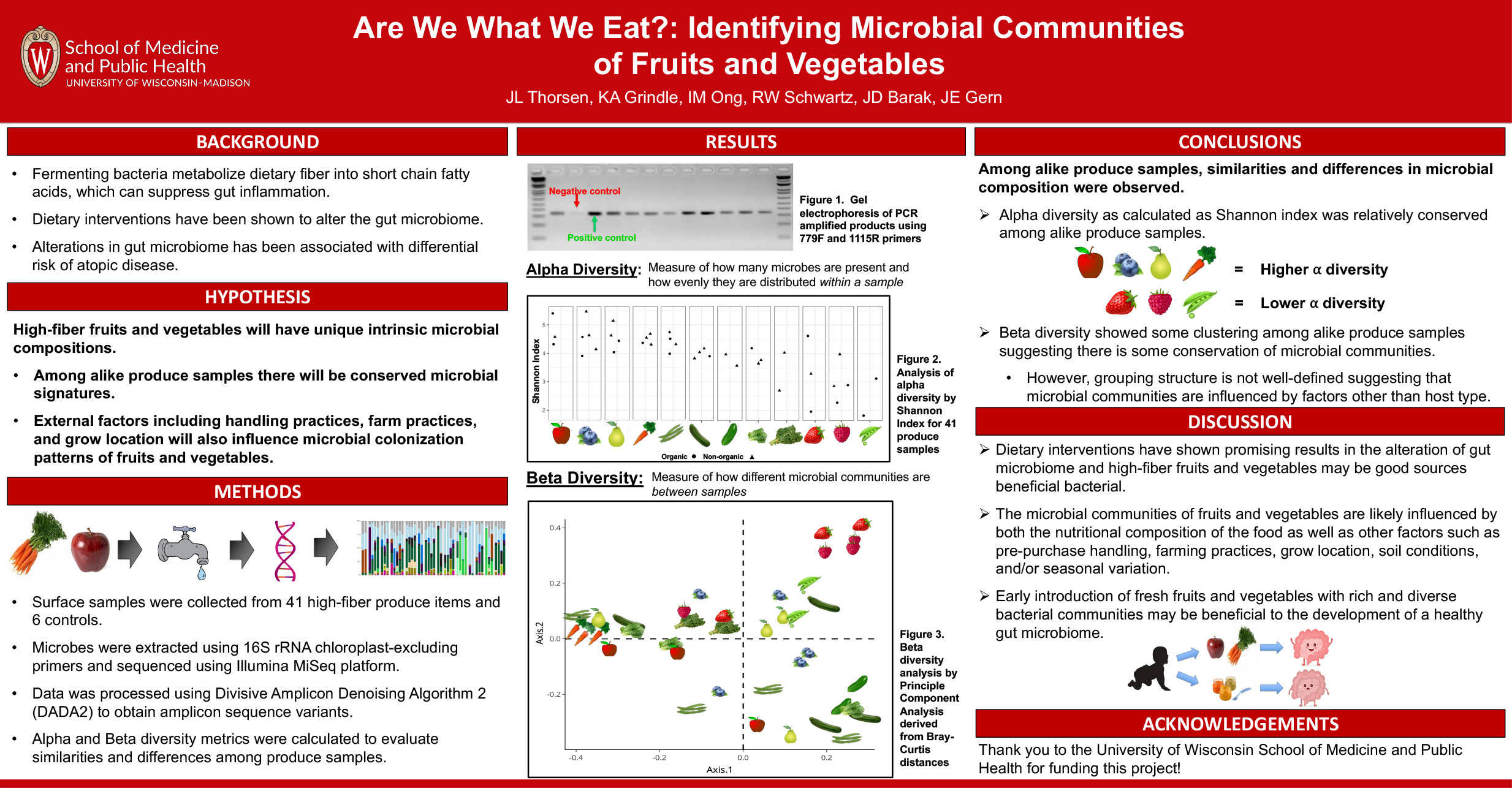 Are We What We Eat?: Identifying Microbial Communities of Fruits and Vegetables poster image