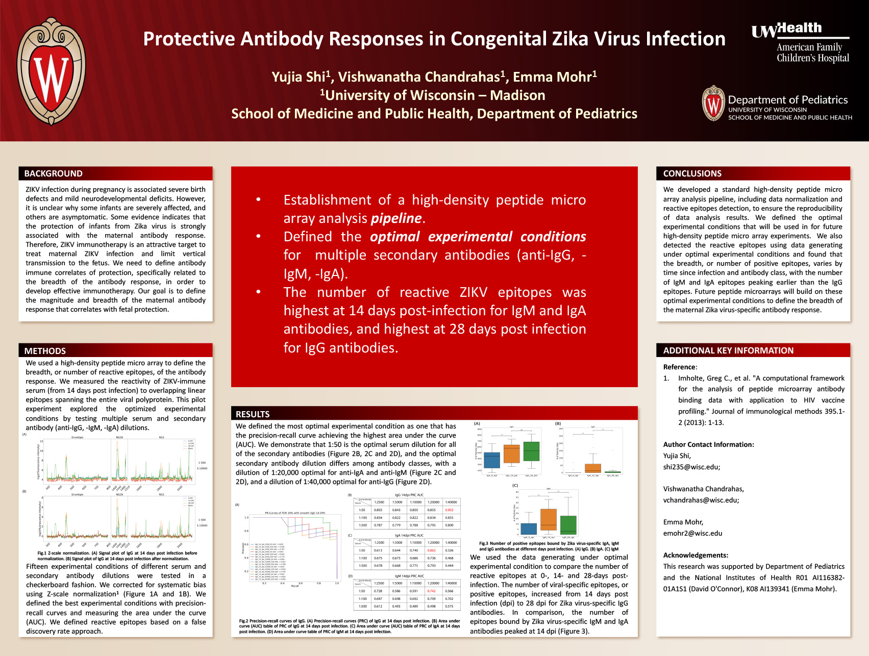 9. Protective Antibody Responses in Congenital Zika Virus Infection poster image