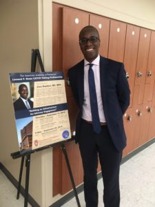 Jean Raphael, visiting CATCH professor, facilitated an education session with the residents on how to partner with local community organizations to improve child health.