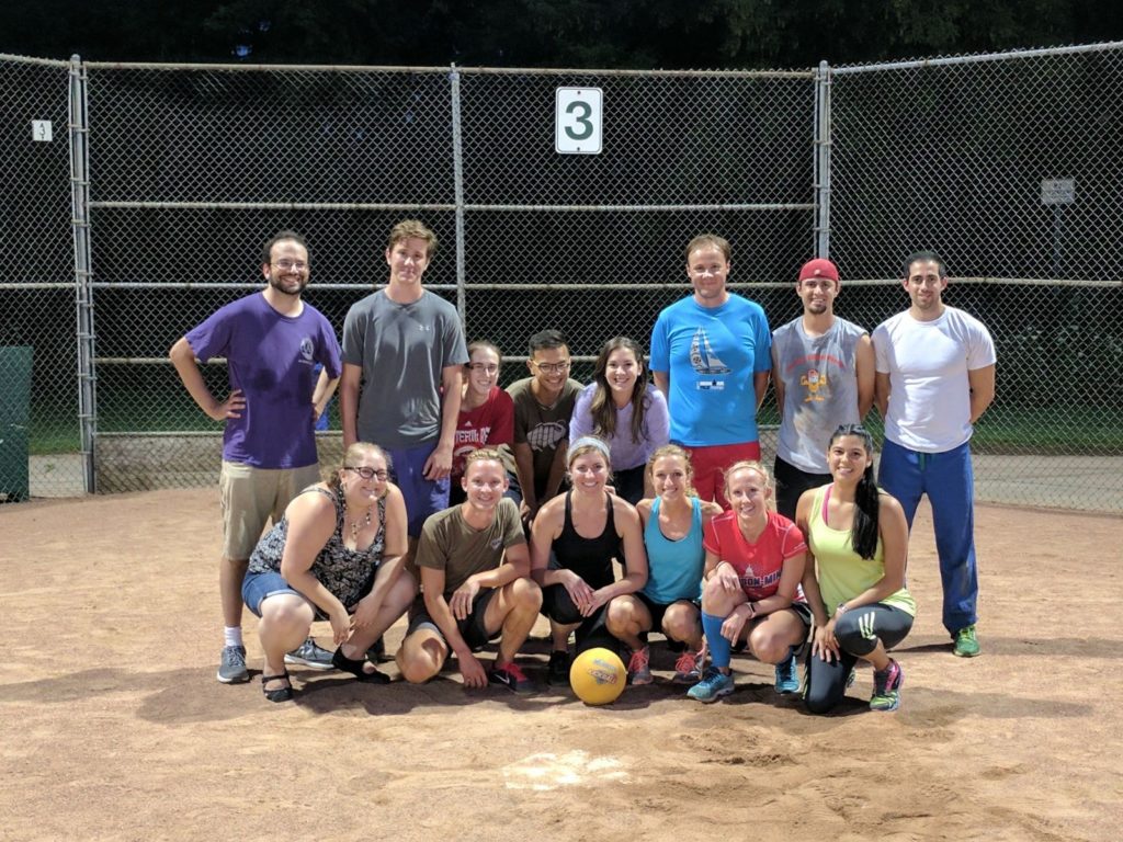 residents kickball team