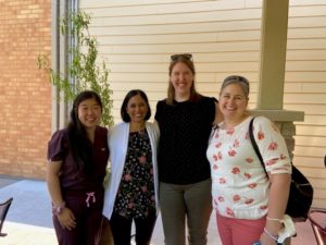 Left to right: Dr. Alisha Ching, Dr. Mala Mathur, Dr. Michelle Brenner, Dr. Laura Houser
