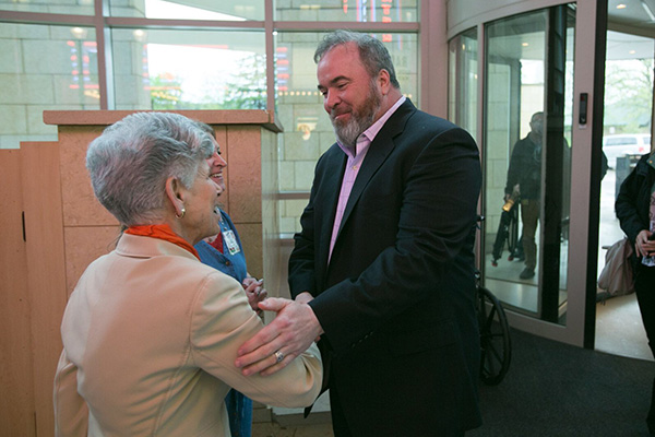 Dr. Ellen Wald and Mike McCarthy