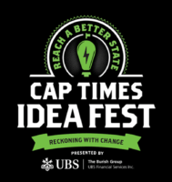Light bulb icon as part of the Cap Times Idea Fest logo