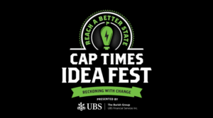 Light bulb icon as part of the Cap Times Idea Fest logo
