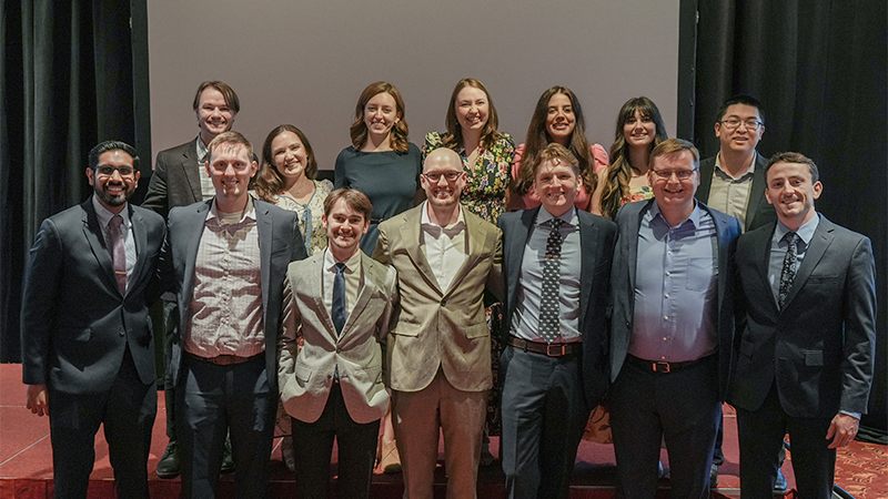 Group photo of the 2026 resident graduating class.
